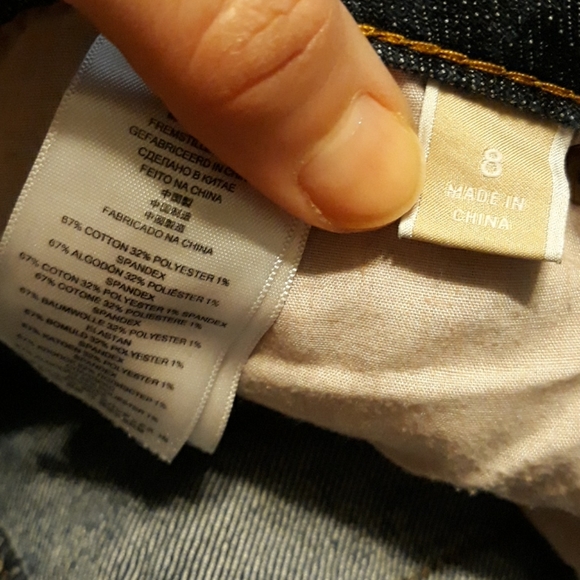 Michael Kors boot cut blue jeans size 8 - Picture 5 of 5